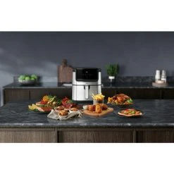 AEG Gourmet 6, Heißluftfritteuse (edelstahl/schwarz) -Kochen & Backen Soldes AEG Gourmet 6 Hei luftfritteuse@@1864022 5