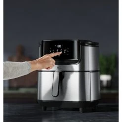 AEG Gourmet 6, Heißluftfritteuse (edelstahl/schwarz) -Kochen & Backen Soldes AEG Gourmet 6 Hei luftfritteuse@@1864022 6