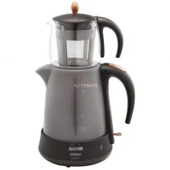 Arzum Teekocher AR3079-CD, Teebereiter (grau/schwarz)