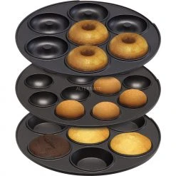 Cookie-Maker Bestron 3-in-1 Cakemaker ASW238, Muffin Maker (türkis) -Kochen & Backen Soldes Bestron 3 in 1 Cakemaker ASW238 Muffin Maker@@9gbkdb05 5