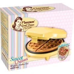 Bestron ABWR730V, Waffeleisen (gelb) -Kochen & Backen Soldes Bestron ABWR730V Waffeleisen@@1820277 3