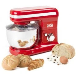 Küchenmaschinen Bestron AKM500HR, Küchenmaschine (rot/edelstahl) -Kochen & Backen Soldes Bestron AKM500HR K chenmaschine@@9gk1db03 2
