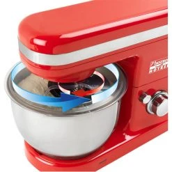 Küchenmaschinen Bestron AKM500HR, Küchenmaschine (rot/edelstahl) -Kochen & Backen Soldes Bestron AKM500HR K chenmaschine@@9gk1db03 3