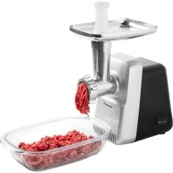 Bestron AMM130, Fleischwolf (schwarz/silber)