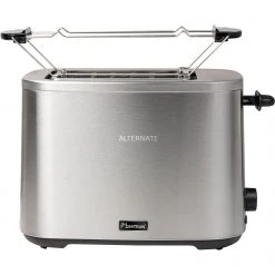 Bestron ATO800STE, Toaster (edelstahl (gebürstet)/schwarz)