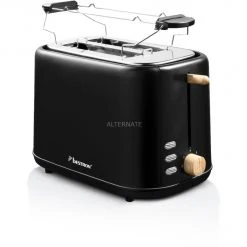 Bestron ATO850BW, Toaster (schwarz/holz) -Kochen & Backen Soldes Bestron ATO850BW Toaster@@1820332 33