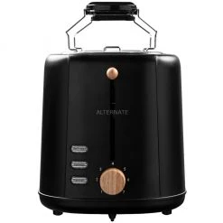 Bestron ATO850BW, Toaster (schwarz/holz) -Kochen & Backen Soldes Bestron ATO850BW Toaster@@1820332 34