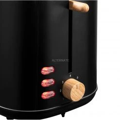 Bestron ATO850BW, Toaster (schwarz/holz) -Kochen & Backen Soldes Bestron ATO850BW Toaster@@1820332 35