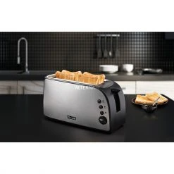 Bestron ATO900STE, Toaster (edelstahl (gebürstet)/schwarz) -Kochen & Backen Soldes Bestron ATO900STE Toaster@@1740979 5