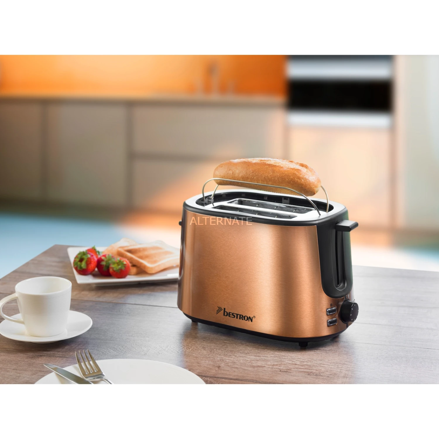 Bestron Copper Collection ATS1000CO, Toaster (kupfer) 8 Bestron Copper Collection ATS1000CO, Toaster (kupfer) – Bild 6