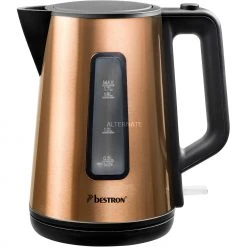 Bestron Copper Collection AWK1000CO , Wasserkocher (kupfer/schwarz, 1,7 Liter)