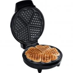 Waffeleisen Bestron Herzwaffelautomat AWM700S (schwarz/edelstahl) -Kochen & Backen Soldes Bestron Herzwaffelautomat AWM700S@@1742915 2