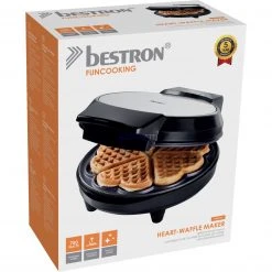 Waffeleisen Bestron Herzwaffelautomat AWM700S (schwarz/edelstahl) -Kochen & Backen Soldes Bestron Herzwaffelautomat AWM700S@@1742915 3
