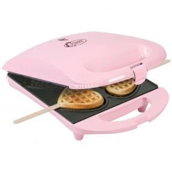 Bestron Herzwaffelautomat DSW271P , Waffeleisen (rosa)