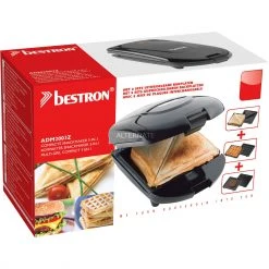 Bestron Kompakter Sandwichmaker ADM2003Z (schwarz) -Kochen & Backen Soldes Bestron Kompakter Sandwichmaker ADM2003Z @@9gbidb17 5