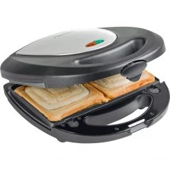 Sandwichmaker Bestron Kontaktgrill 3-in-1 ASM8010 (schwarz/edelstahl) -Kochen & Backen Soldes Bestron Kontaktgrill 3 in 1 ASM8010 @@9gbidb18 2