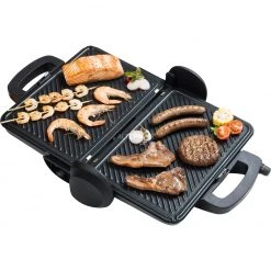 Kontaktgrills Bestron Kontaktgrill ACG380 (grau, 1.800 Watt) -Kochen & Backen Soldes Bestron Kontaktgrill ACG380@@1636578 2