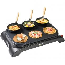 Crepes-Maker Bestron Mini-Wok/Crêpesmaker AWS600 (schwarz) -Kochen & Backen Soldes Bestron Mini Wok Cr pesmaker AWS600@@1820329 2