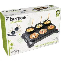 Crepes-Maker Bestron Mini-Wok/Crêpesmaker AWS600 (schwarz) -Kochen & Backen Soldes Bestron Mini Wok Cr pesmaker AWS600@@1820329 5