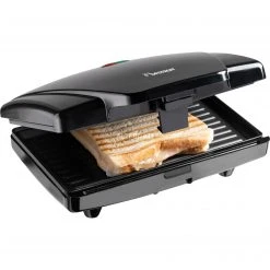 Kontaktgrills Bestron Multifunktionsgrill, Kontaktgrill (schwarz, 750 Watt) -Kochen & Backen Soldes Bestron Multifunktionsgrill Kontaktgrill@@1742568 2