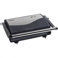Kontaktgrills Bestron Paninigrill APG150, Kontaktgrill (silber, 750 Watt)