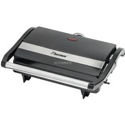 Kontaktgrills Bestron Paninigrill APM123Z, Kontaktgrill (schwarz, 700 Watt)
