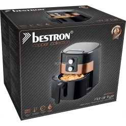 Bestron PrepAir AAF7003CO, Heißluftfritteuse (schwarz/kupfer) -Kochen & Backen Soldes Bestron PrepAir AAF7003CO Hei luftfritteuse@@1742301 4
