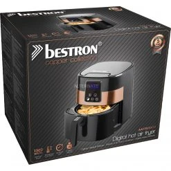 Bestron PrepAir AAF7003DCO, Heißluftfritteuse (schwarz/kupfer) -Kochen & Backen Soldes Bestron PrepAir AAF7003DCO Hei luftfritteuse@@1742314 4