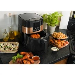 Bestron PrepAir AAF7003DCO, Heißluftfritteuse (schwarz/kupfer) -Kochen & Backen Soldes Bestron PrepAir AAF7003DCO Hei luftfritteuse@@1742314 5