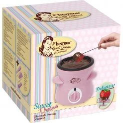 Fondues Bestron Schokoladen-Fondue DCM043P (rosa) -Kochen & Backen Soldes Bestron Schokoladen Fondue DCM043P@@1742149 4