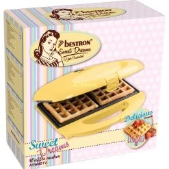 Bestron Waffeleisen ASW401V (gelb) -Kochen & Backen Soldes Bestron Waffeleisen ASW401V@@1820272 4