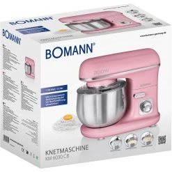 Küchenmaschinen Bomann Knetmaschine KM 6030, Küchenmaschine (rosa/silber) 10 Küchenmaschinen Bomann Knetmaschine KM 6030, Küchenmaschine (rosa/silber) -Kochen & Backen Soldes Bomann Knetmaschine KM 6030 K chenmaschine@@9gk3db26 2