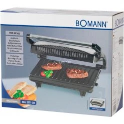 Kontaktgrills Bomann Kontaktgrill MG 2251 CB (edelstahl/schwarz, 700 Watt) -Kochen & Backen Soldes Bomann Kontaktgrill MG 2251 CB@@9ggedb41 3