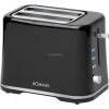 Bomann TA 1577 CB, Toaster (schwarz/silber) -Kochen & Backen Soldes Bomann TA 1577 CB Toaster@@1839112