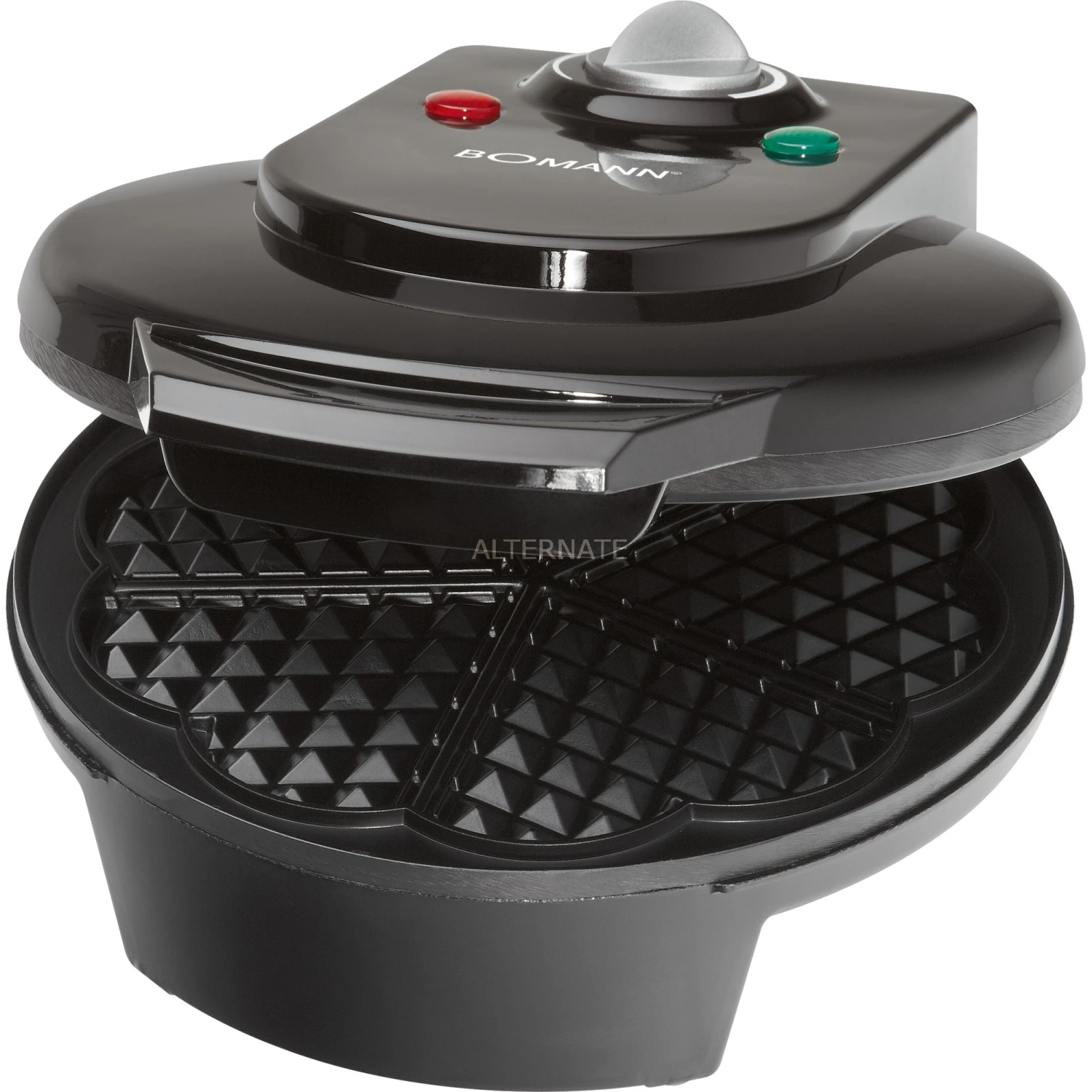 Bomann WA 5018 CB, Waffeleisen (schwarz) 4 Bomann WA 5018 CB, Waffeleisen (schwarz) – Bild 2