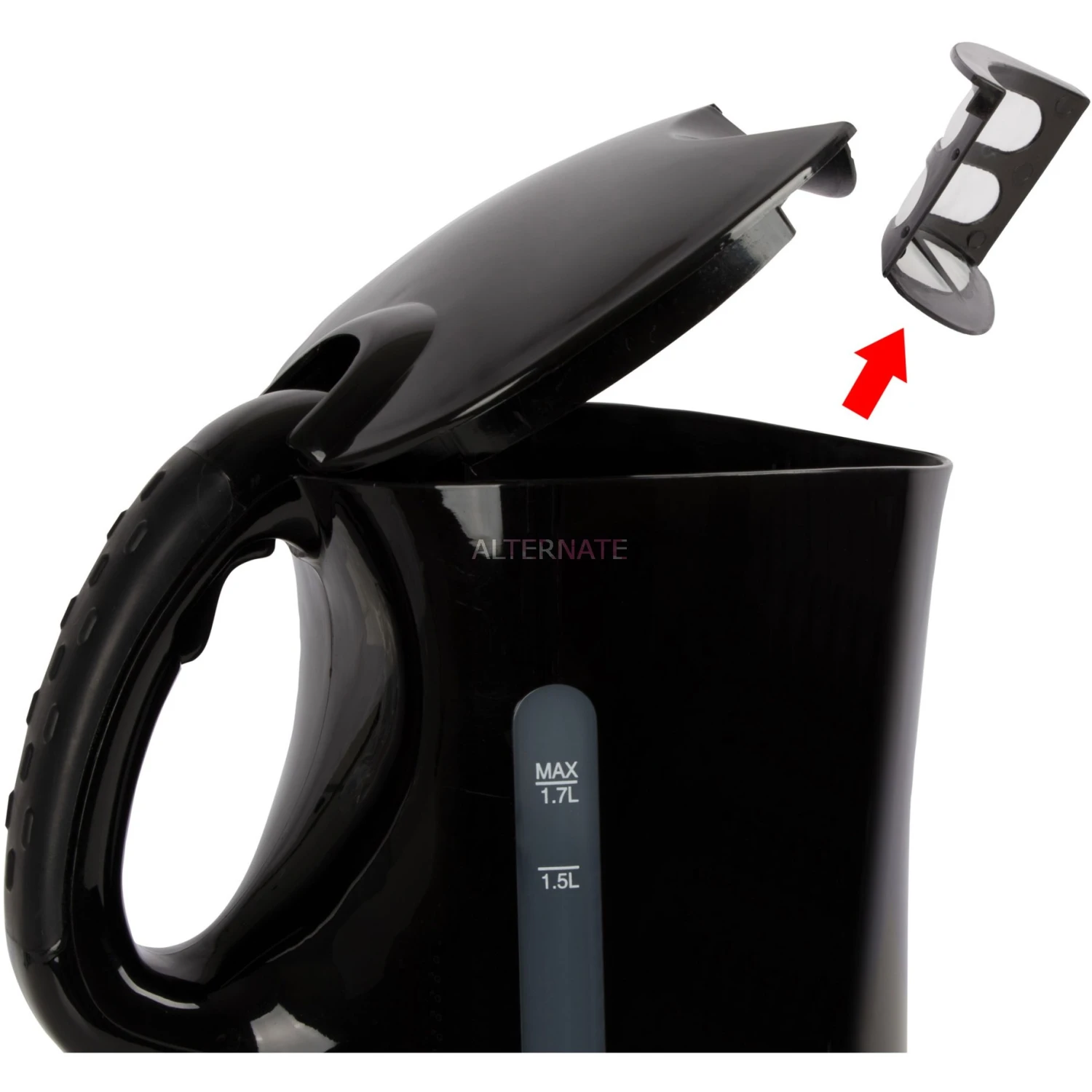 Bomann WK 5011 CB, Wasserkocher (schwarz, 1,7 Liter) 4 Bomann WK 5011 CB, Wasserkocher (schwarz, 1,7 Liter) – Bild 2