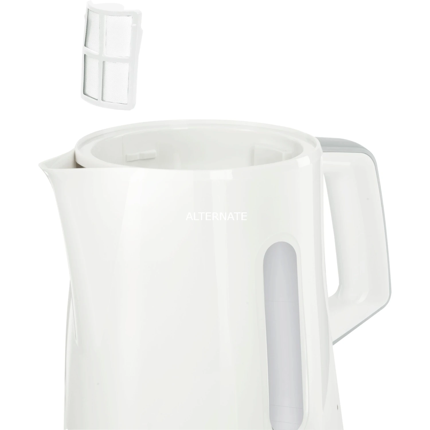 Bosch Wasserkocher Bosch CompactClass TWK3A051, Wasserkocher (weiß/hellgrau, 1 Liter) 5 Bosch Wasserkocher Bosch CompactClass TWK3A051, Wasserkocher (weiß/hellgrau, 1 Liter) – Bild 3