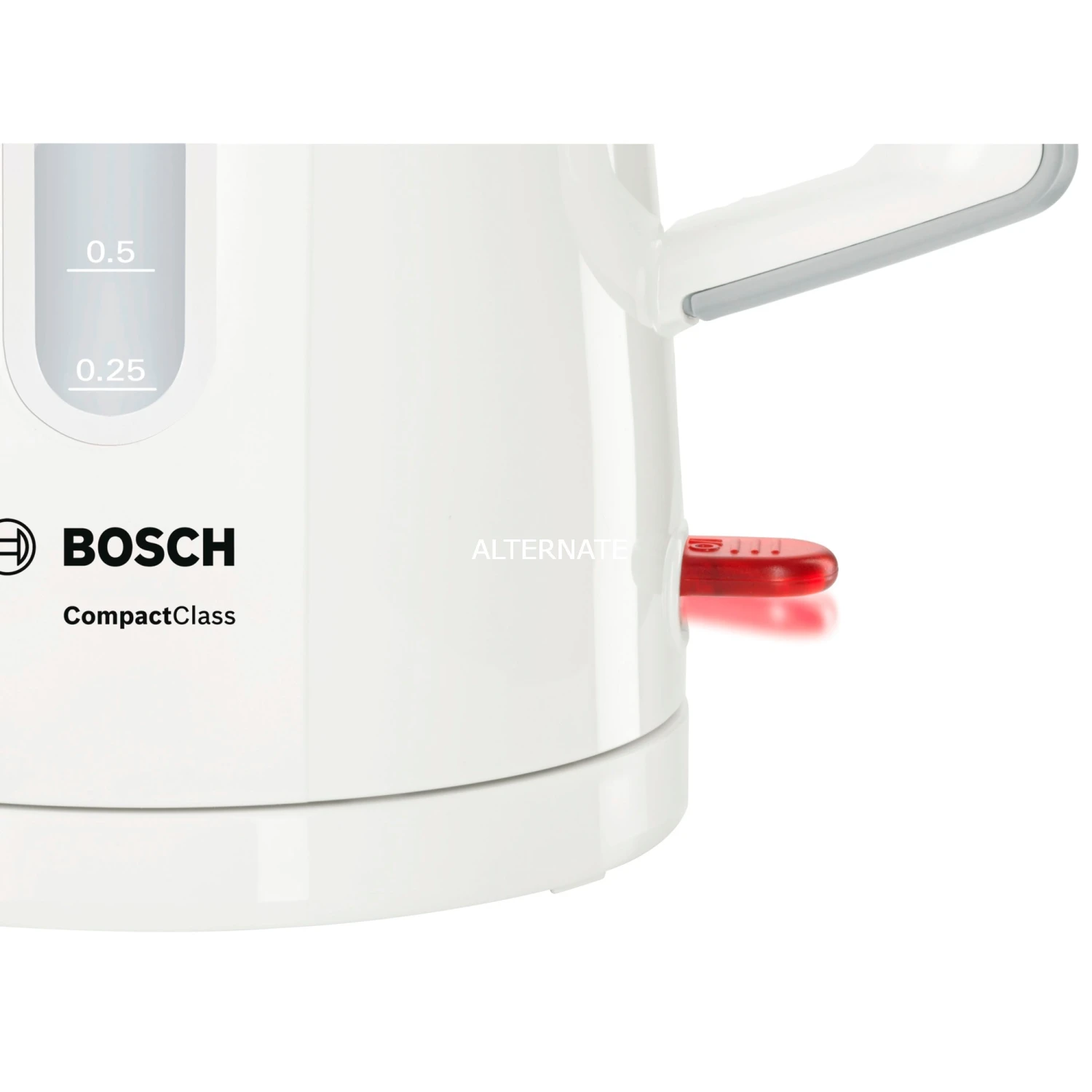 Bosch Wasserkocher Bosch CompactClass TWK3A051, Wasserkocher (weiß/hellgrau, 1 Liter) 8 Bosch Wasserkocher Bosch CompactClass TWK3A051, Wasserkocher (weiß/hellgrau, 1 Liter) – Bild 6