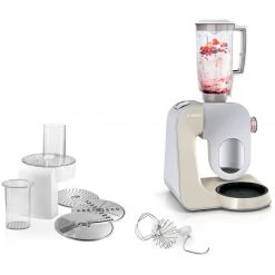 Küchenmaschinen Bosch CreationLine MUM58L20, Küchenmaschine (silber/grau) -Kochen & Backen Soldes Bosch CreationLine MUM58L20 K chenmaschine@@9gk2dh37 5