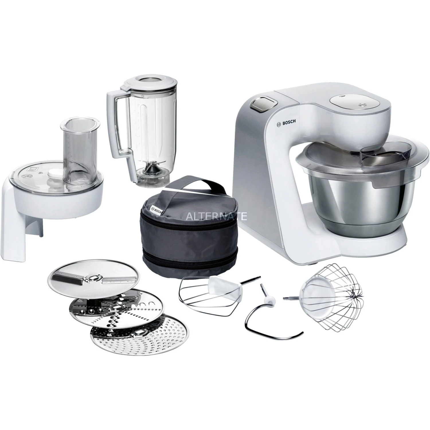 Küchenmaschinen Bosch Creation Line MUM58W20, Küchenmaschine (weiß/silber) 3 Küchenmaschinen Bosch Creation Line MUM58W20, Küchenmaschine (weiß/silber)