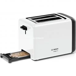 Bosch DesignLine TAT 3P421DE, Toaster (weiß/schwarz) -Kochen & Backen Soldes Bosch DesignLine TAT 3P421DE Toaster@@1674325 2