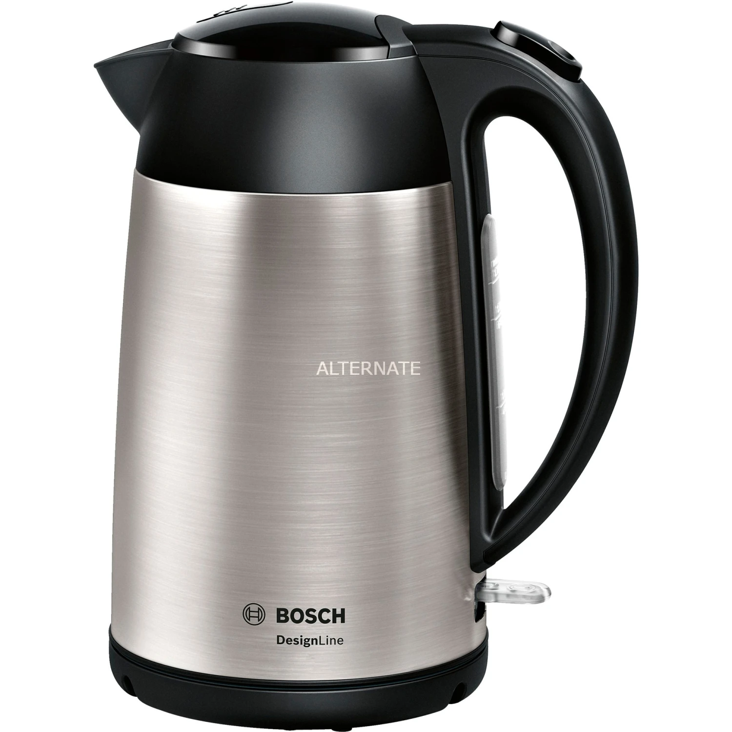 Bosch Wasserkocher Bosch DesignLine TWK3P420, Wasserkocher (edelstahl/schwarz, 1,7 Liter) 3 Bosch Wasserkocher Bosch DesignLine TWK3P420, Wasserkocher (edelstahl/schwarz, 1,7 Liter)