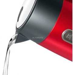 Bosch Wasserkocher Bosch DesignLine TWK4P434, Wasserkocher (rot/grau, 1,7 Liter) -Kochen & Backen Soldes Bosch DesignLine TWK4P434 Wasserkocher@@9gwldh36 3