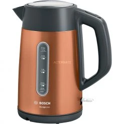 Bosch Wasserkocher Bosch DesignLine TWK4P439, Wasserkocher (bronze/grau, 1,7 Liter)