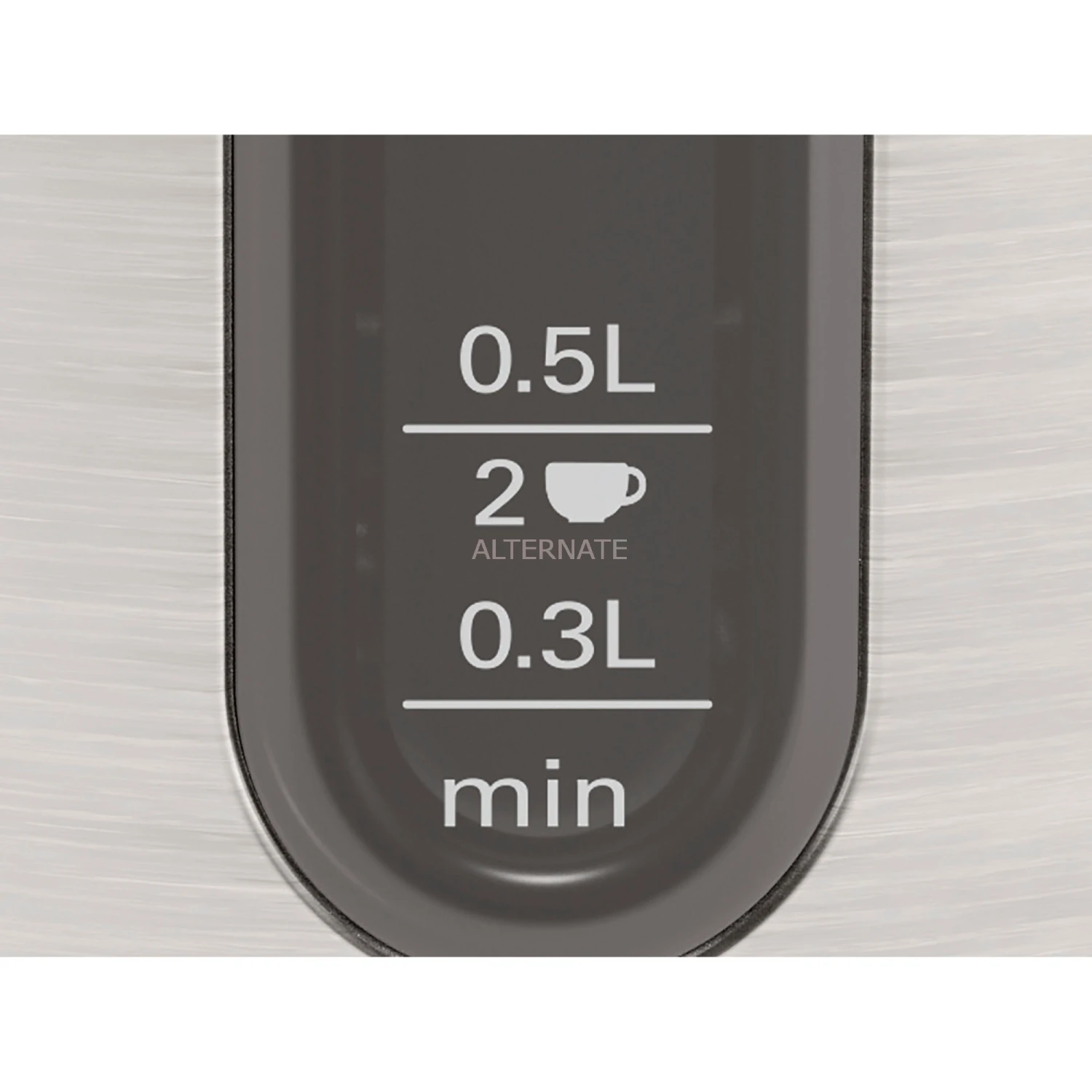 Bosch Wasserkocher Bosch DesignLine TWK4P440, Wasserkocher (edelstahl/schwarz, 1,7 Liter) 8 Bosch Wasserkocher Bosch DesignLine TWK4P440, Wasserkocher (edelstahl/schwarz, 1,7 Liter) – Bild 6