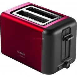 Bosch Kompakt-Toaster DesignLine TAT3P424DE (rot/schwarz)