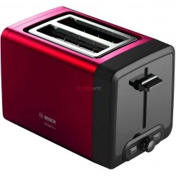 Bosch Kompakt-Toaster DesignLine TAT4P424DE (rot/schwarz)