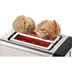Bosch Kompakt-Toaster DesignLine TAT5P420DE (edelstahl/schwarz) -Kochen & Backen Soldes Bosch Kompakt Toaster DesignLine TAT5P420DE@@1617383 4