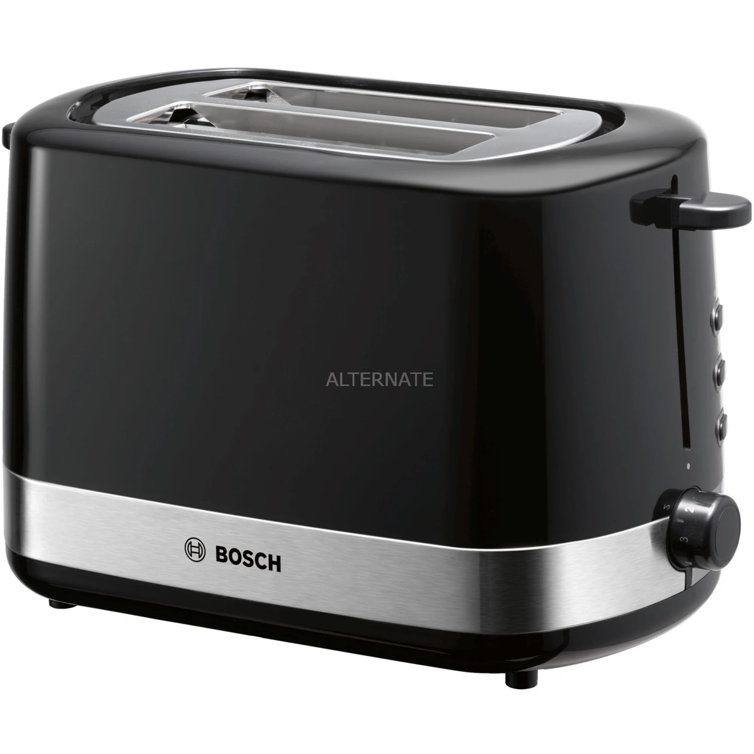 Bosch Kompakt Toaster TAT7403 (schwarz/edelstahl) 3 Bosch Kompakt Toaster TAT7403 (schwarz/edelstahl)