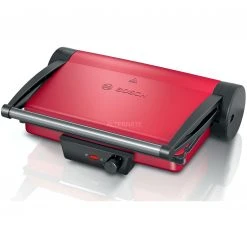 Kontaktgrills Bosch Kontaktgrill TCG4104 (rot/anthrazit, 2.000 Watt) -Kochen & Backen Soldes Bosch Kontaktgrill TCG4104@@1617366 3